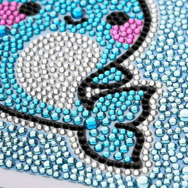 Delfin Pintura con Diamantes para Niños + Marco 18x18