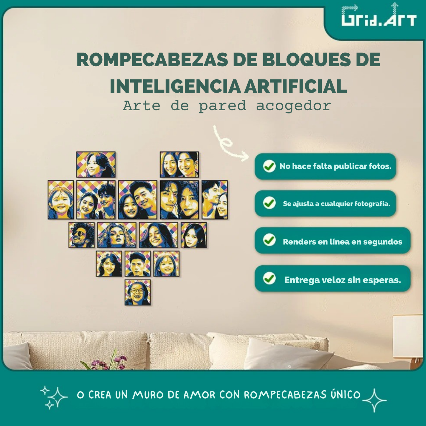 Bloques Pixel Art Personalizados – Convierte tu foto en arte único