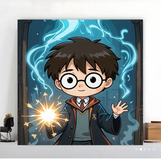 Harry Potter Hechizo Arte con diamantes  30x30