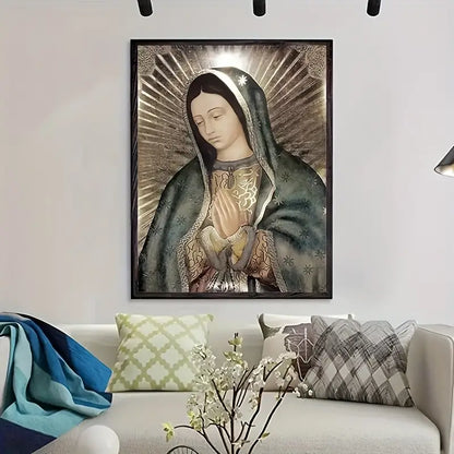 Virgen de guadalupe 3 Arte con diamantes 30x40