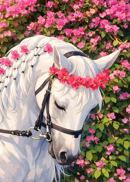 Corcel de Primavera | Animales by Diamantivo 30 x 40