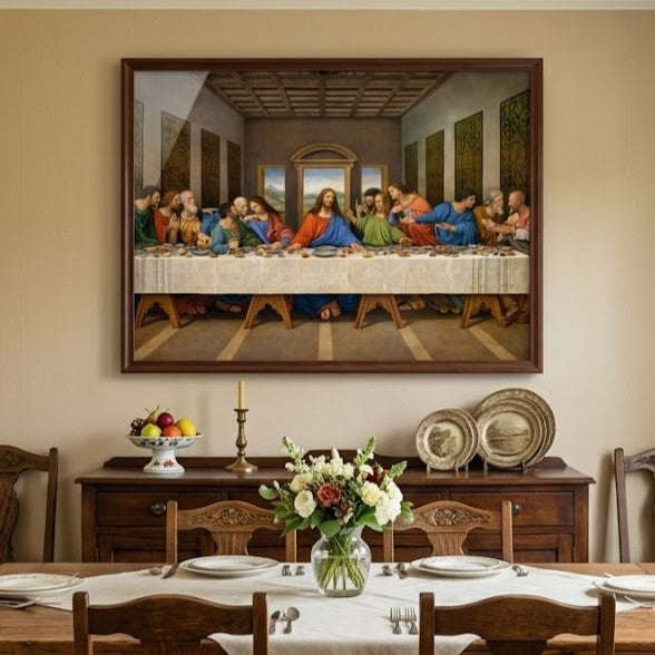 Ultima Cena Premium Arte con diamantes 50 x 40