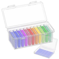 Kit de 11 Bandejas para Diamond Painting con Tapas y Caja Organizadora
