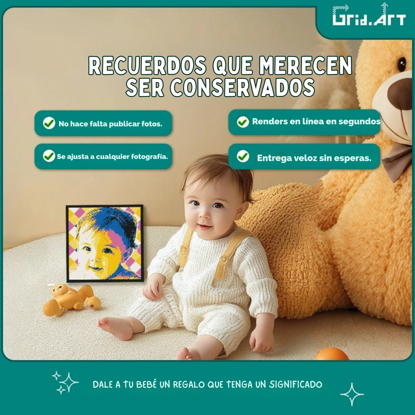 Bloques Pixel Art Personalizados – Convierte tu foto en arte único