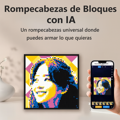 Bloques Pixel Art Personalizados – Convierte tu foto en arte único