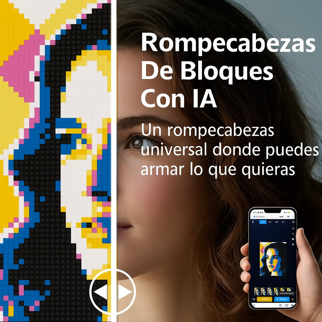 Bloques Pixel Art Personalizados – Convierte tu foto en arte único