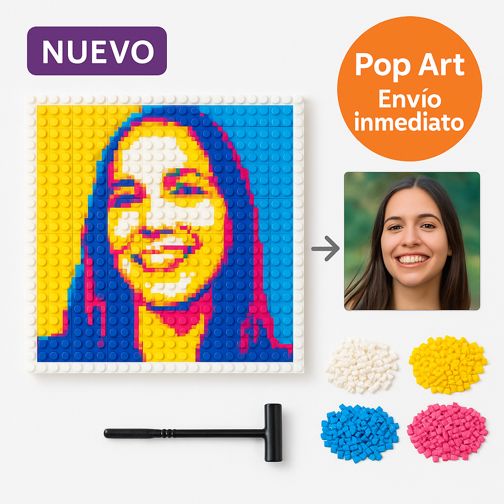 Bloques Pixel Art Personalizados – Convierte tu foto en arte único
