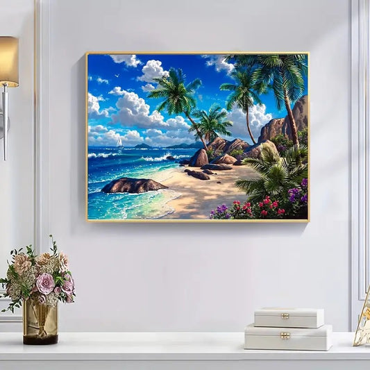 Playa Arte con diamantes 30x40