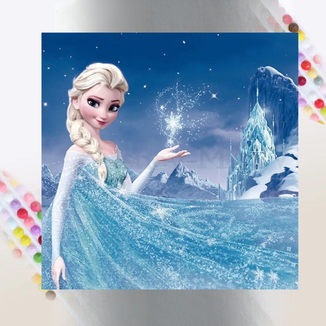 Frozen 4 Arte con diamantes 30 x 30