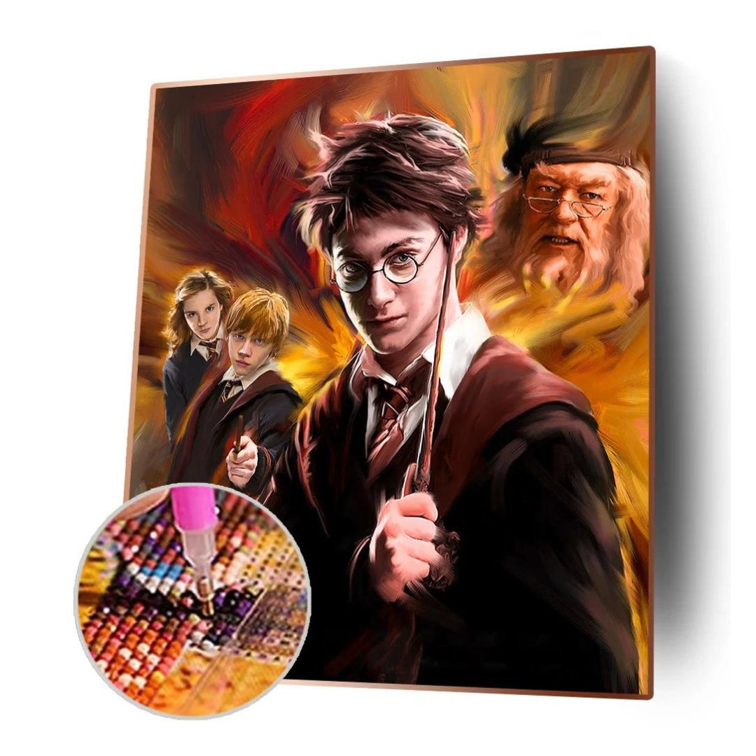 Harry Potter Arte con diamantes 30x40