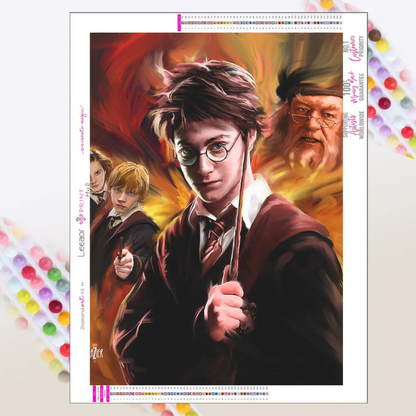 Harry Potter Arte con diamantes 30x40