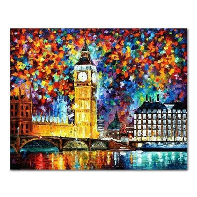 Londres 2 Arte con diamantes 30x40