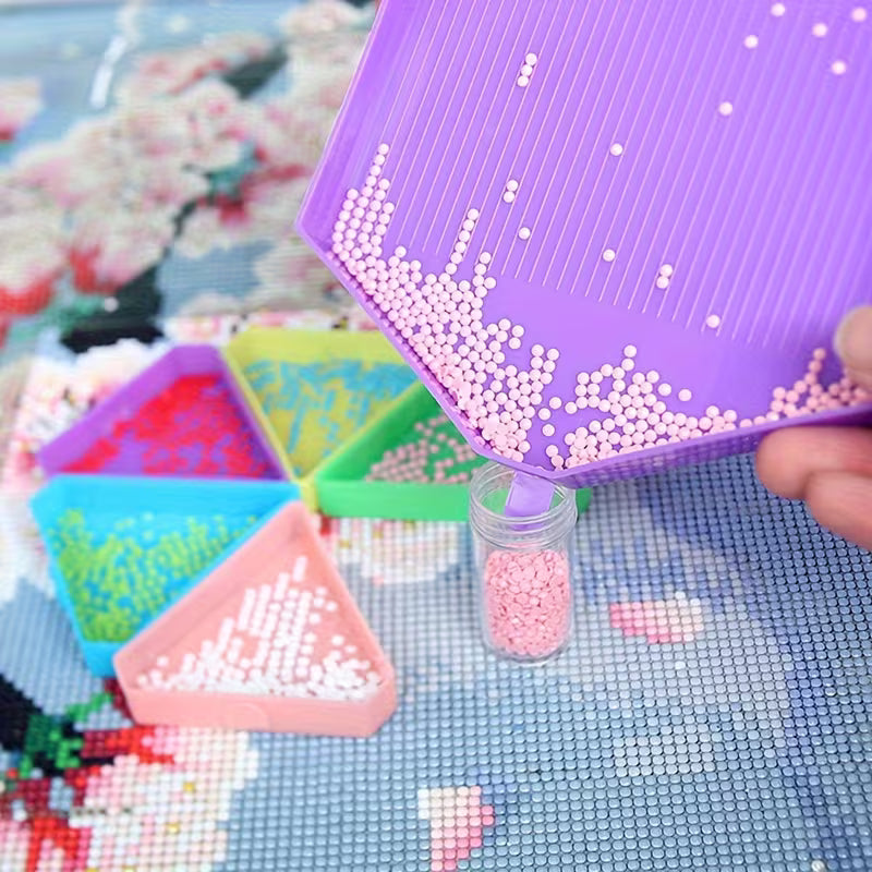 Set de Accesorios para Diamond Painting con Caja Organizadora de 28 Compartimentos