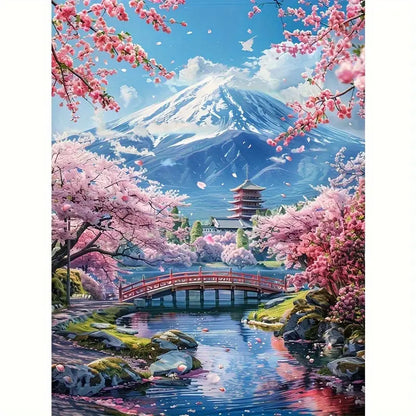 Japon Arte con diamantes 30x40