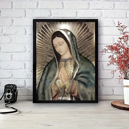 Virgen de guadalupe 3 Arte con diamantes 30x40