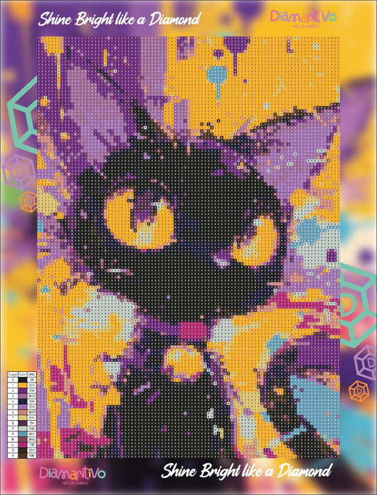 Patrón de Gato Urbano en diamond painting