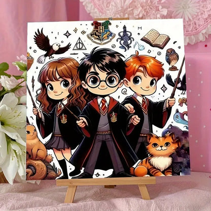 Harry potter Niños Arte con diamantes 40x40
