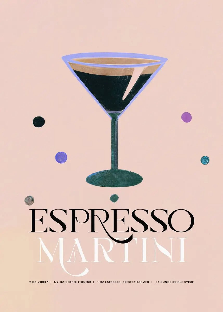 Cuadro de diamantes Espresso Martini - Happy Hour by Diamantivo