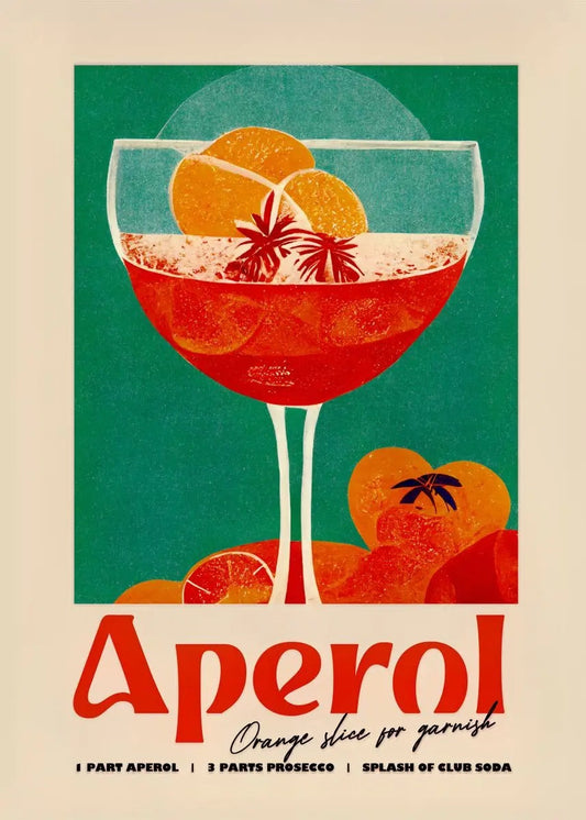 Cuadro de diamantes Aperol - Happy Hour by Diamantivo