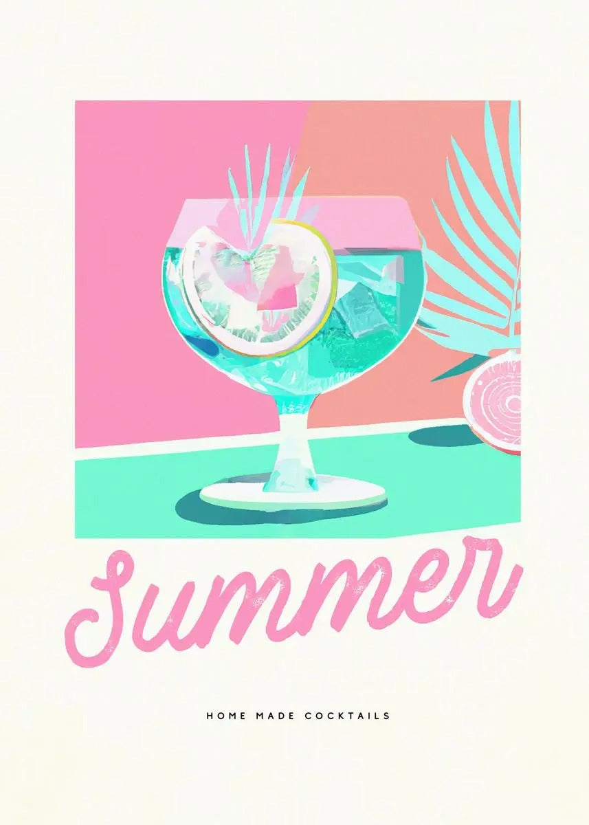 Cuadro de diamantes Summer Cocktails - Happy Hour by Diamantivo