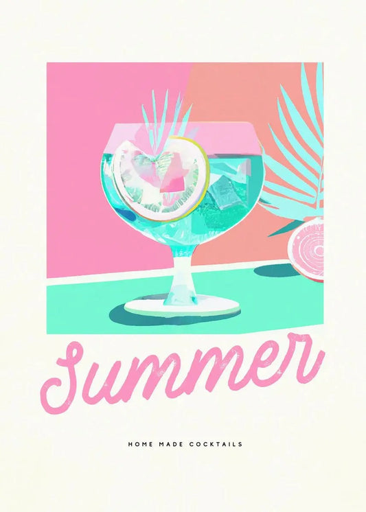 Cuadro de diamantes Summer Cocktails - Happy Hour by Diamantivo